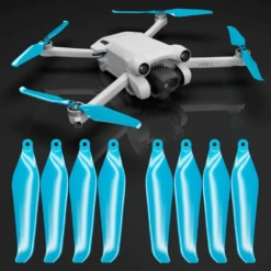 MASTER AIRSCREW DJI Mini 3 Pro STEALTH Upgrade Propellers - X4 Blue -Drone Shop 2 9